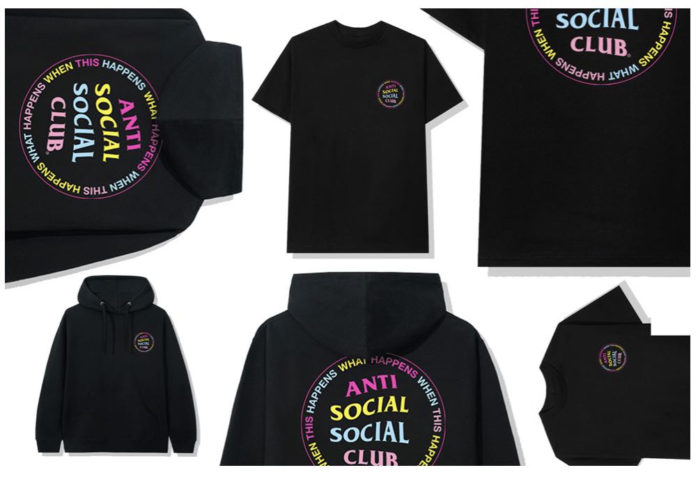 Bnwt Anti Social Social Club [Assc Members Exclusive] What Happened Hoodie,  Men'S Fashion, Tops & Sets, Tshirts & Polo Shirts On Carousell