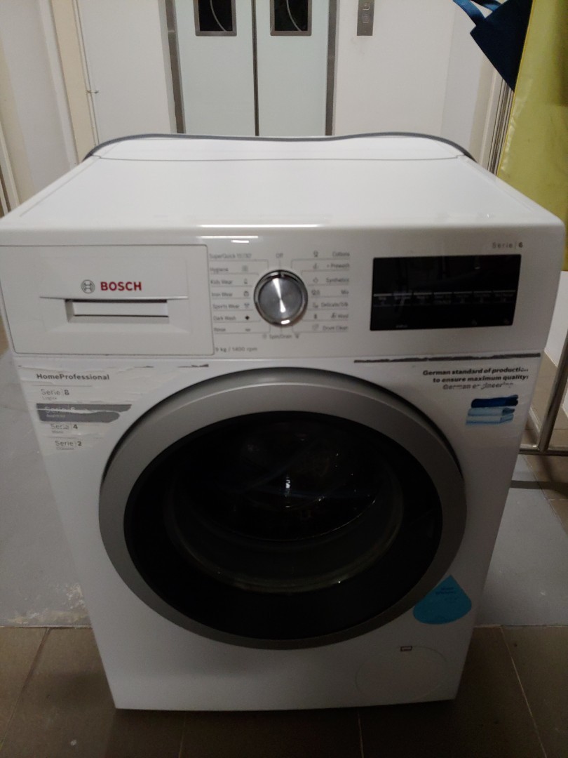 Bosch Serie 6 Washing Machine, Home Appliances, Cleaning & Laundry on