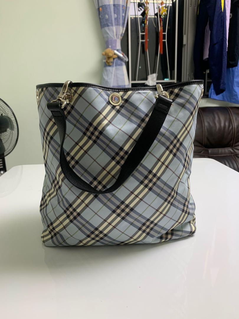 burberry blue label tote