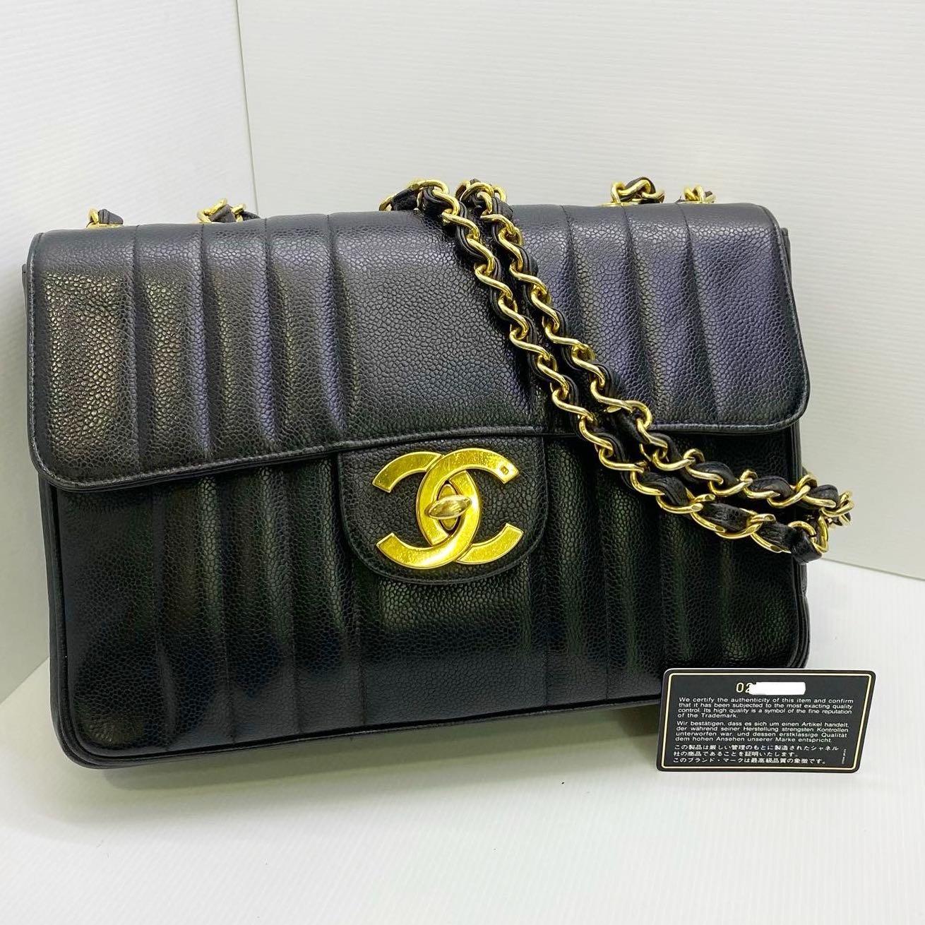 Chanel Mademoiselle 30 Single Flap Bag No0 Luxury Bags Wallets Sling Bags On Carousell