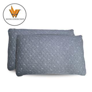 Charcoal memory foam pillow