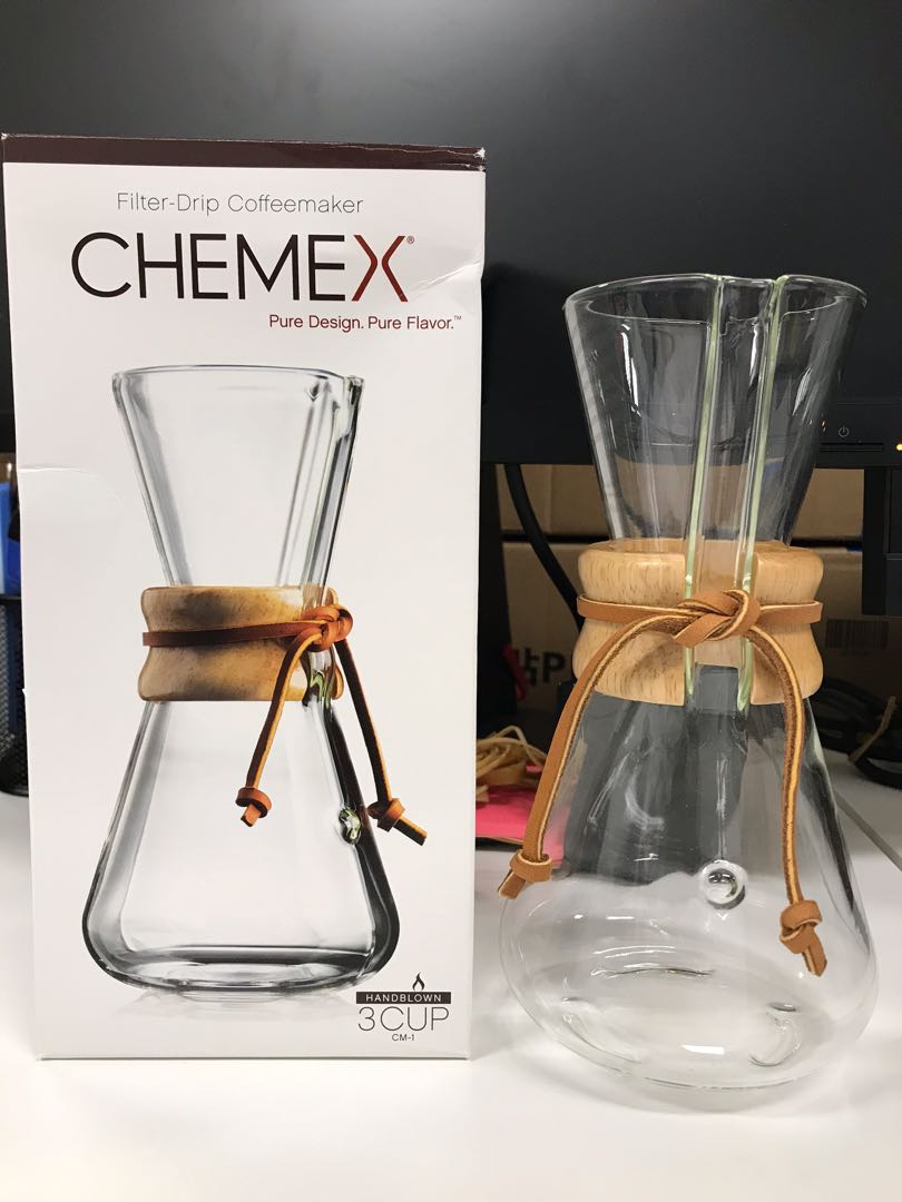 CHEMEX Three Cup Handblown Coffeemaker 