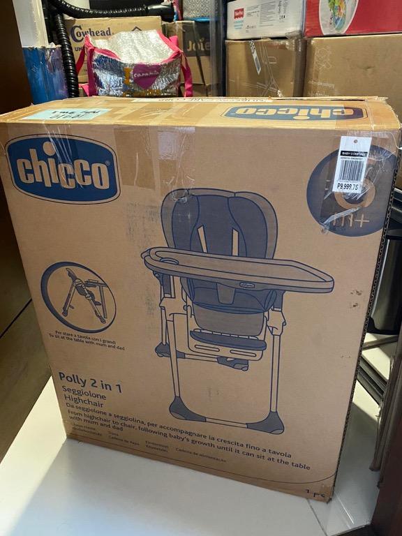 Chicco Polly 2 in 1 High Chair Brand New Babies Kids Nursing