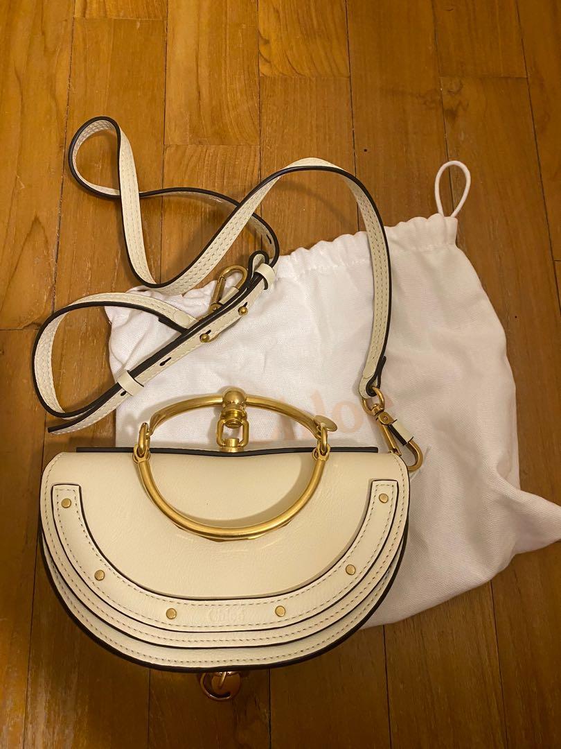 Chloe nile minaudiere biscotti beige hot sale