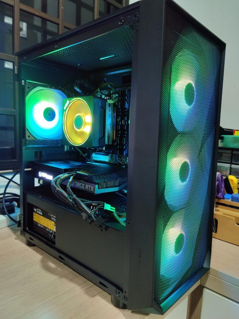 Custom rtx 3070 one piece gaming build! Featuring ryzen 3600, upgradeable  to rtx 3080 and rtx 3090