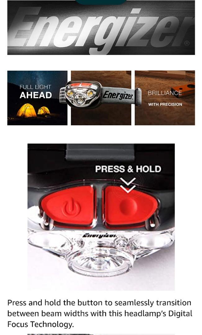 勁量 Energizer High-Powered LED 400 Lumens 流明 Vision HD+ Headlamp head