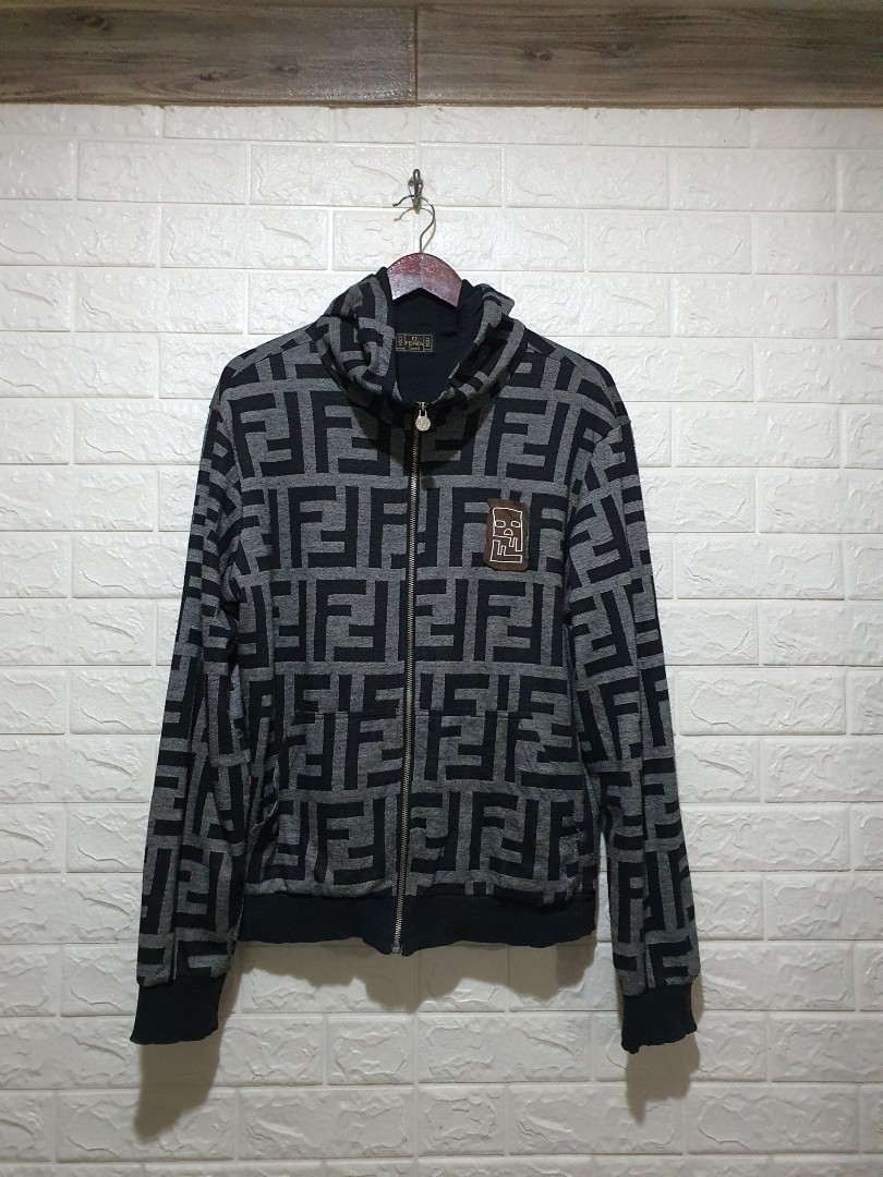 Sale !!! Fendi Zucca Hoodie vintage 