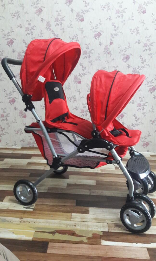 Graco double hot sale doll stroller