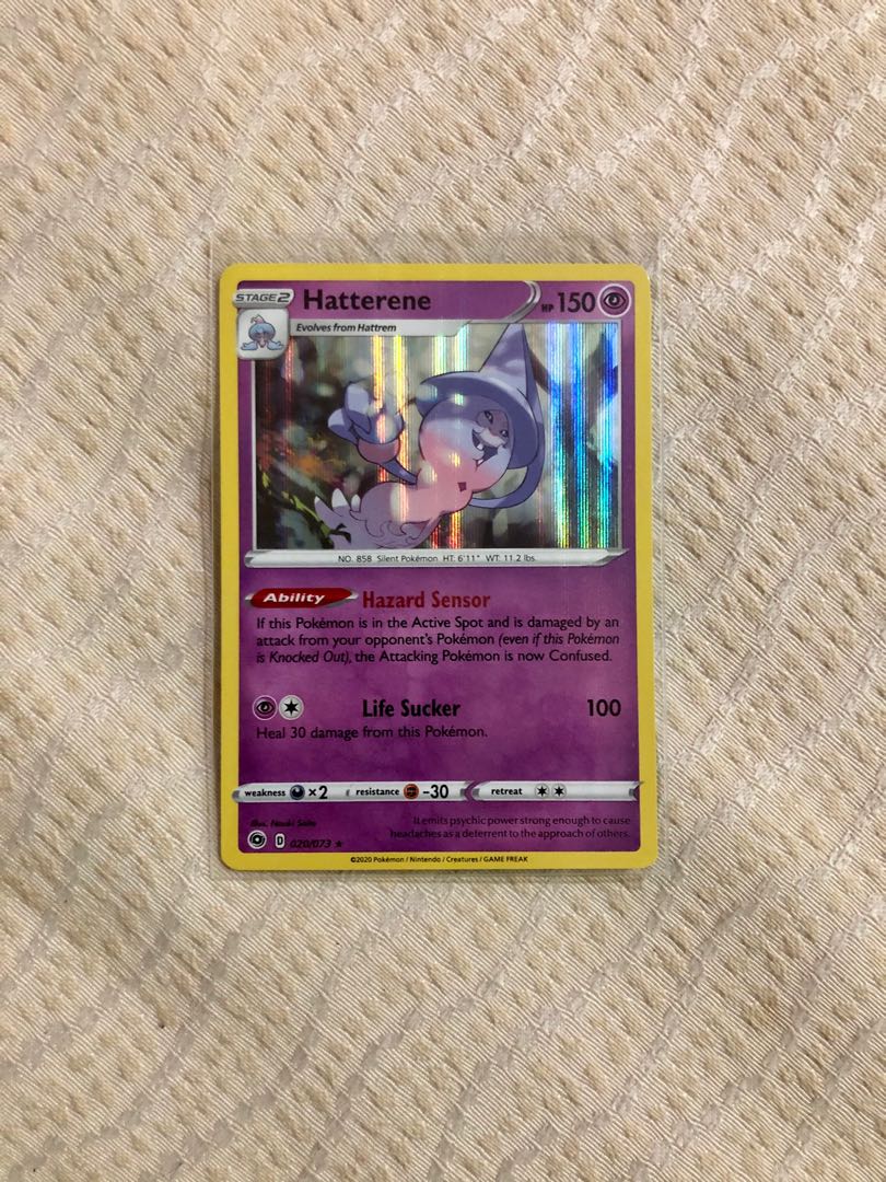 Hatterene RARE HOLO - Pokemon TCG, Hobbies & Toys, Toys & Games on Carousell