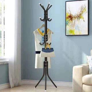 High Quality 9 Hook Carbon Steel Coat Rack Clothes Stand Display Hall Tree