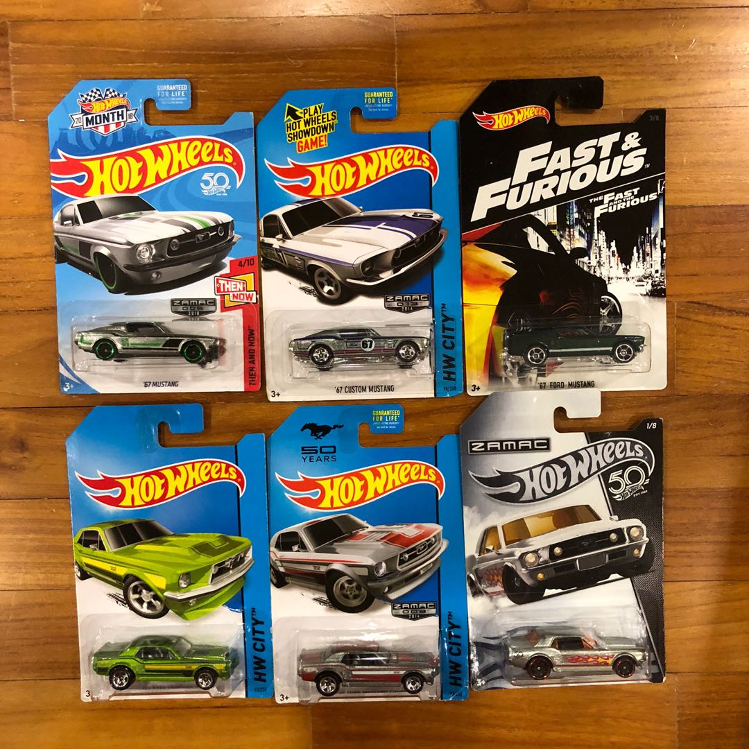 hot wheels custom mustang 1967
