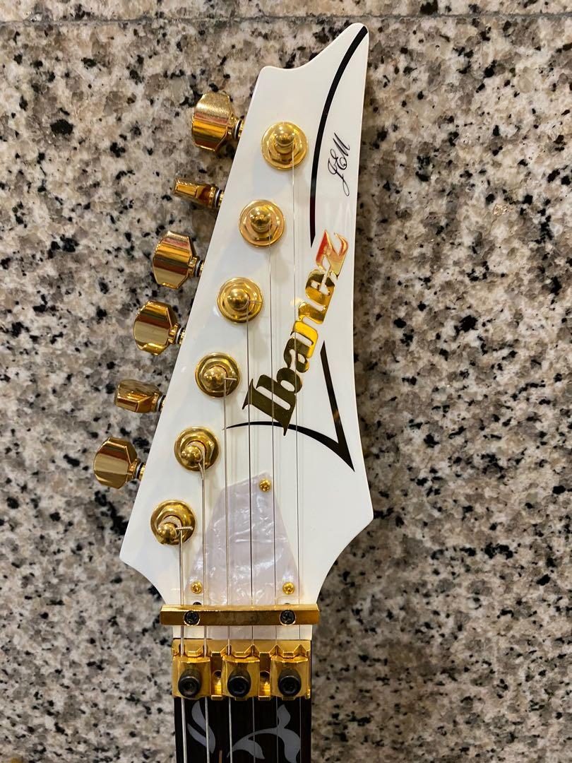 Miniatura Chitarra Ibanez JEM7V Steve Vai Scala 1:4 – In Legno, Con Custodia Rigida, Per Collezionisti, Gadget Rock Memorabilia - 9