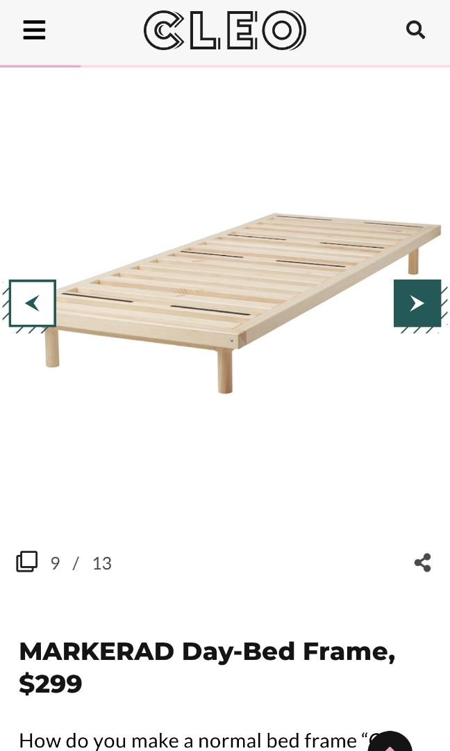 Ikea MARKERAD Day-Bed Frame (Frame Only)