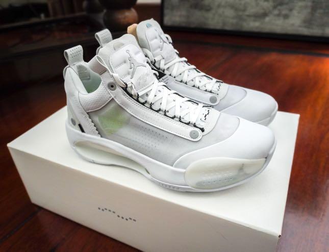 Jordan 34 low white store
