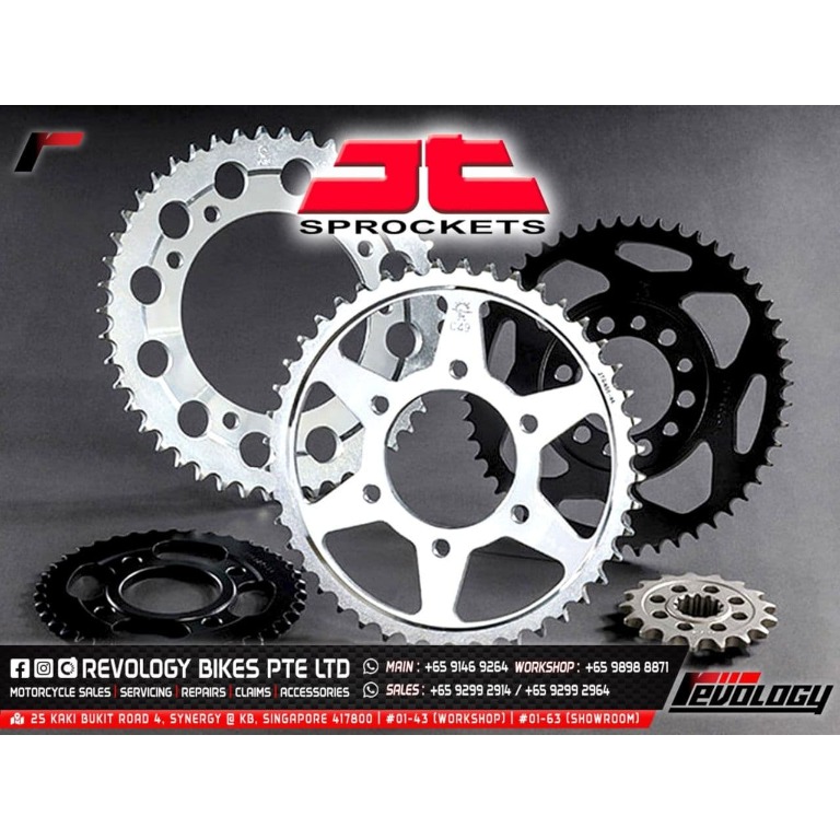 JT SPROCKET SETS FOR SALE, Motorcycles, Motorcycle Accessories on Carousell