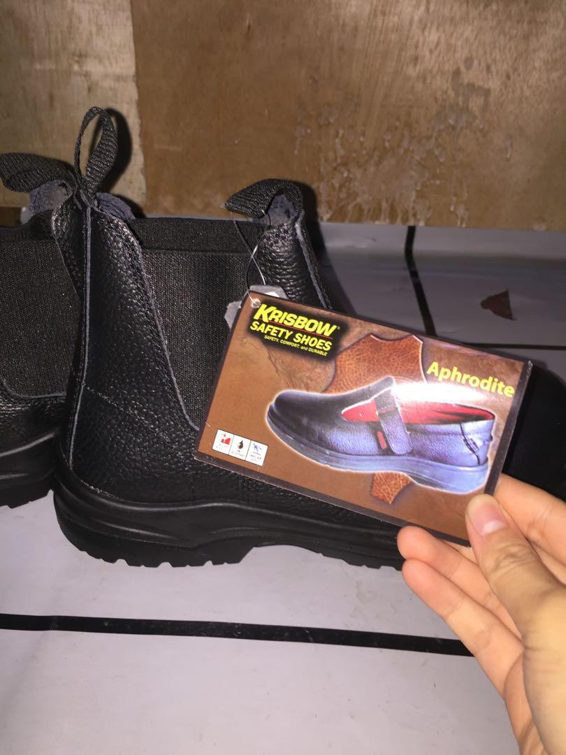 Krisbow Safety Shoes Gladiator, Fashion, Wanita di Carousell