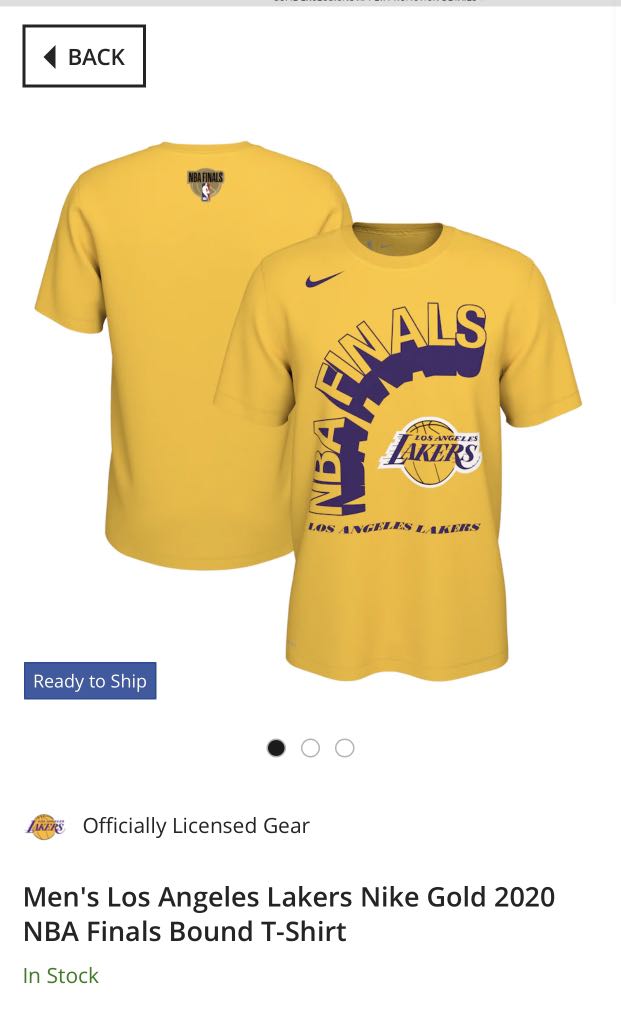 Lakers Nba Finals Champions Gold Shirt 2020 Sports Athletic Sports Clothing On Carousell