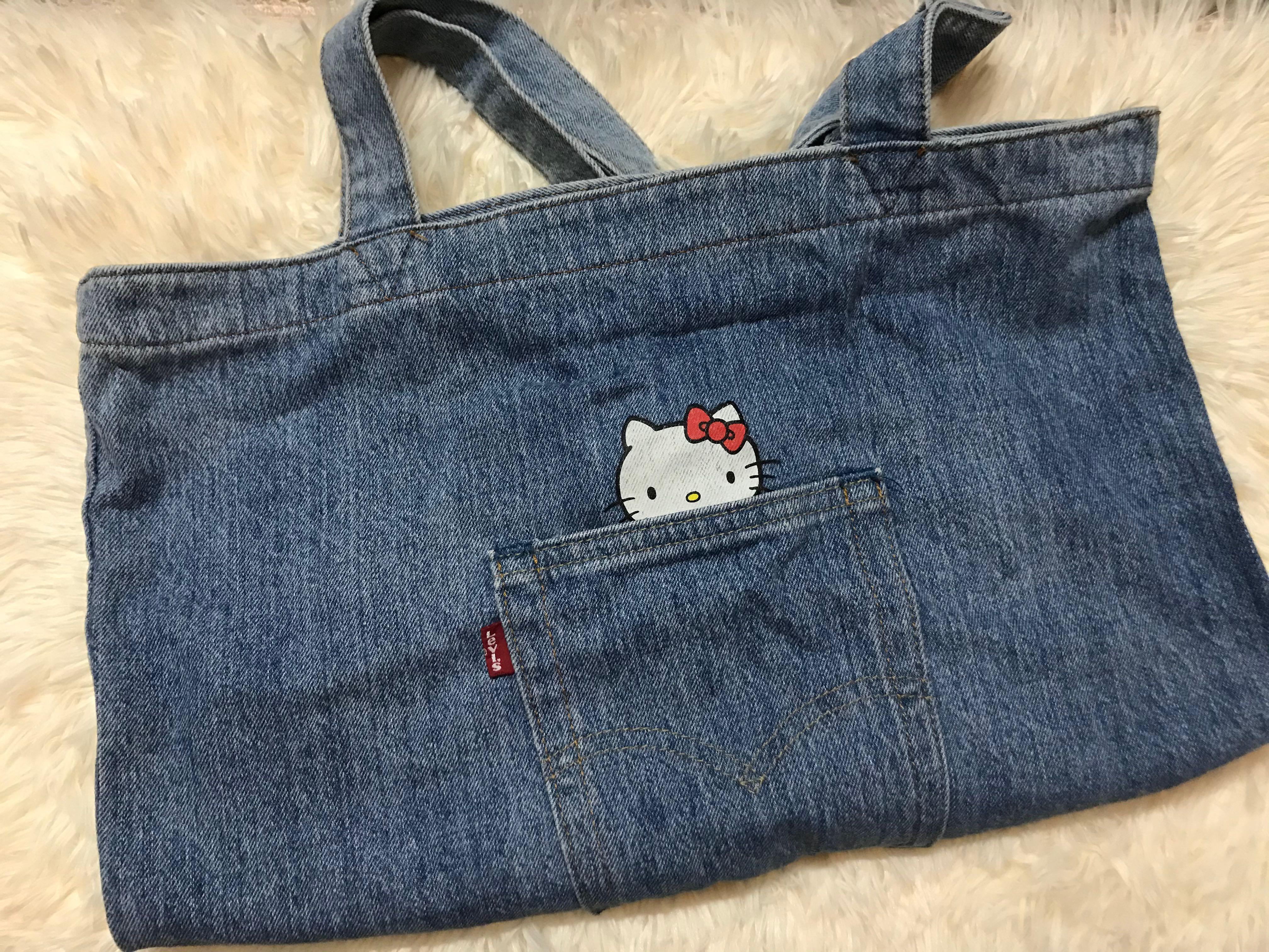 Levi's Hello Kitty Jeans Bag, Women's Fashion, Bags & Wallets, Purses &  Pouches on Carousell