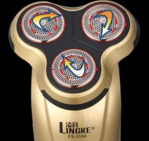 LINGKE Genuine electric razor Men's rechargeable multifunctional FS ...