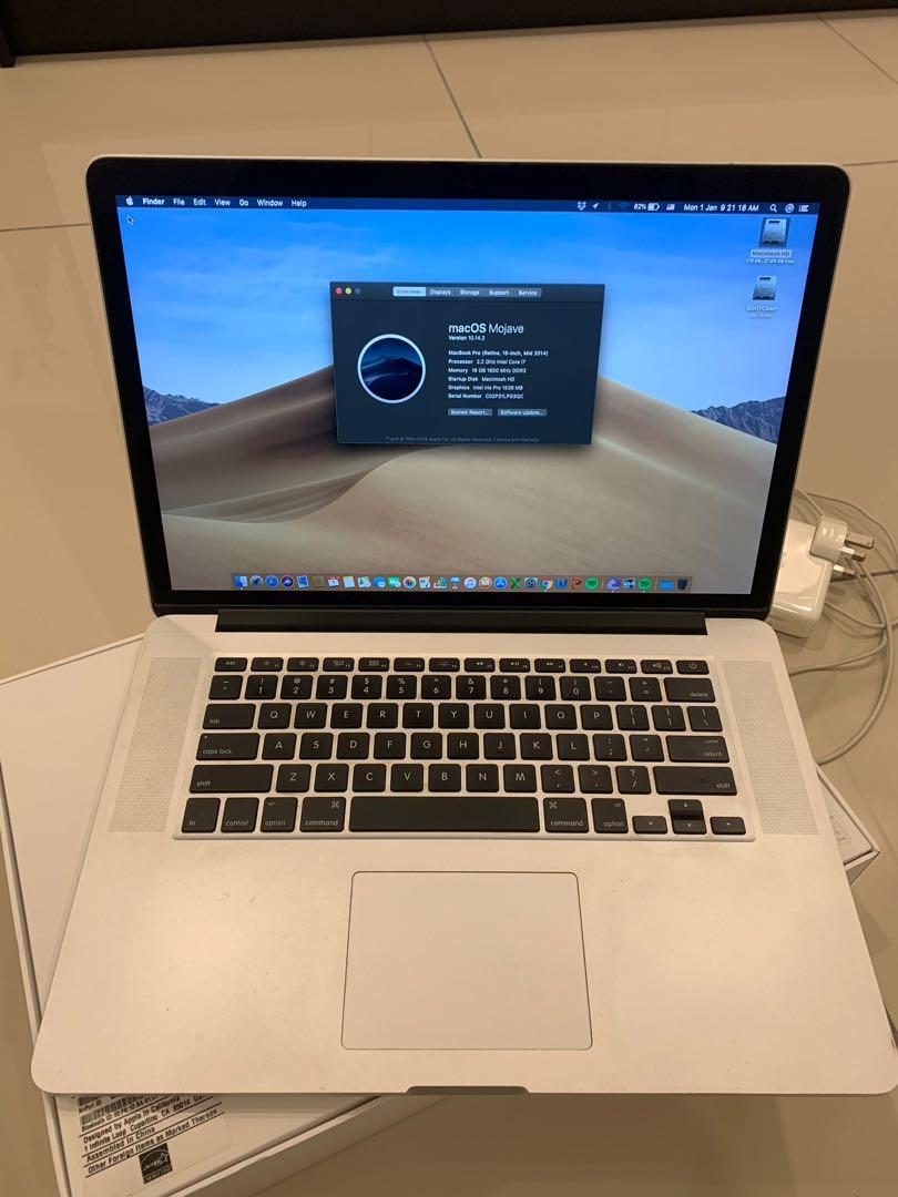 Macbook Pro Retina 15inch Mid 14 Electronics Computers Laptops On Carousell Macbook Pro Retina 15inch Mid 14 Electronics Computers Laptops On Carousell