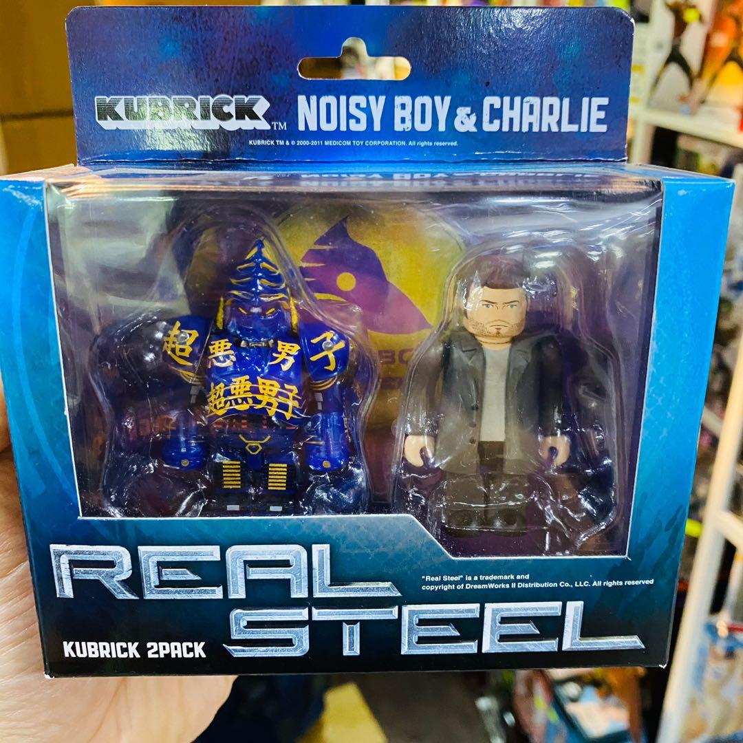 Medicom Kubrick Real Steel Noisy Boy & Charlie and Atom & Max Set 