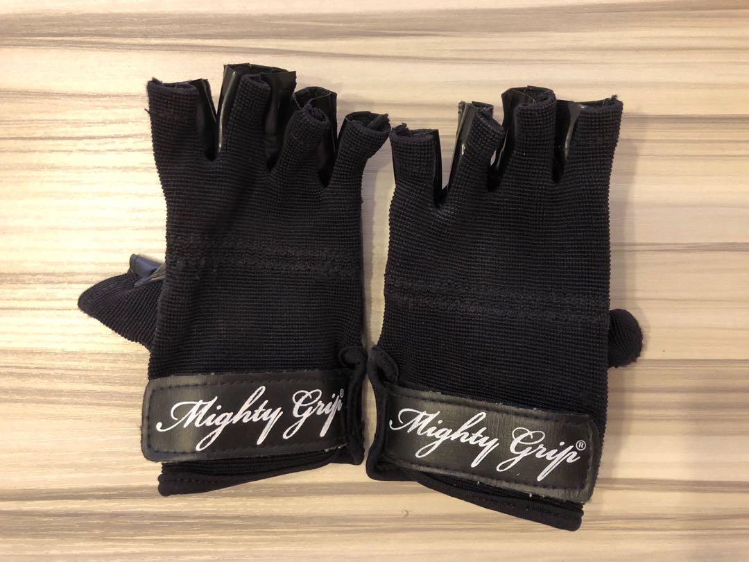 Mighty Grip Black Pole Dancing Gloves 