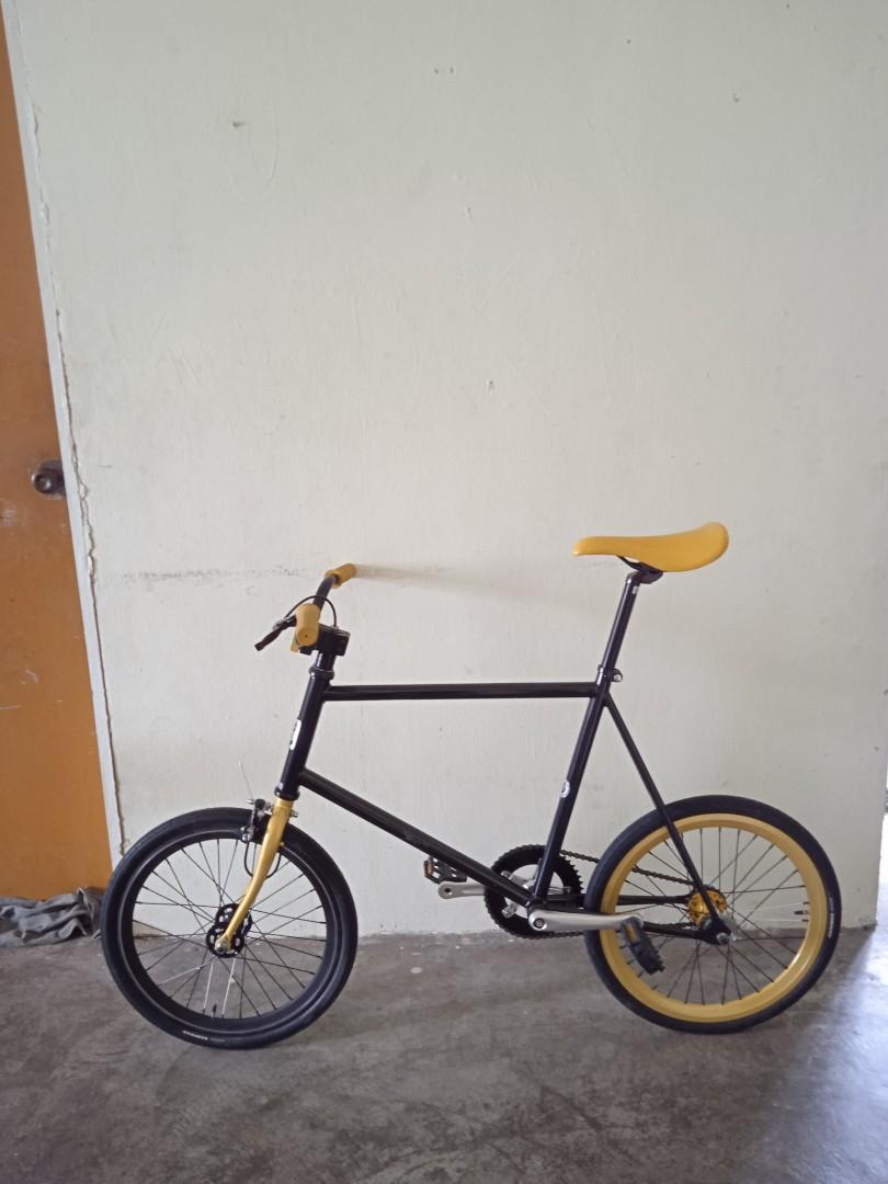 Basikal Fixie Mini Fixie Basikal Tetap Basikal Gear Basikal Mini 20