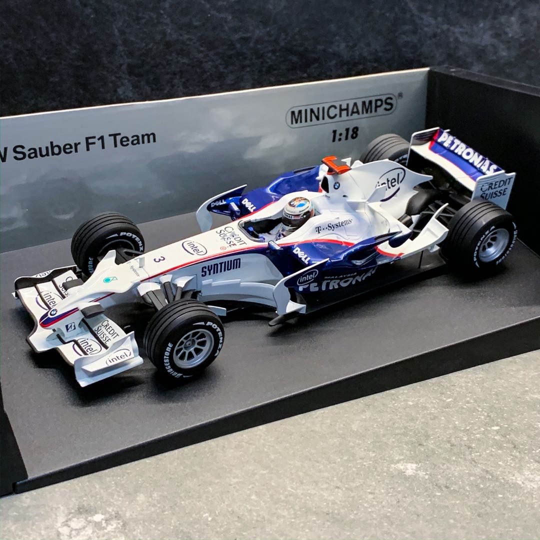 Minichamps 1:18 BMW Sauber F1.08, 興趣及遊戲, 收藏品及紀念品, 明星 ...