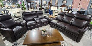 New 3pc super comfortable recliner set with free deliver