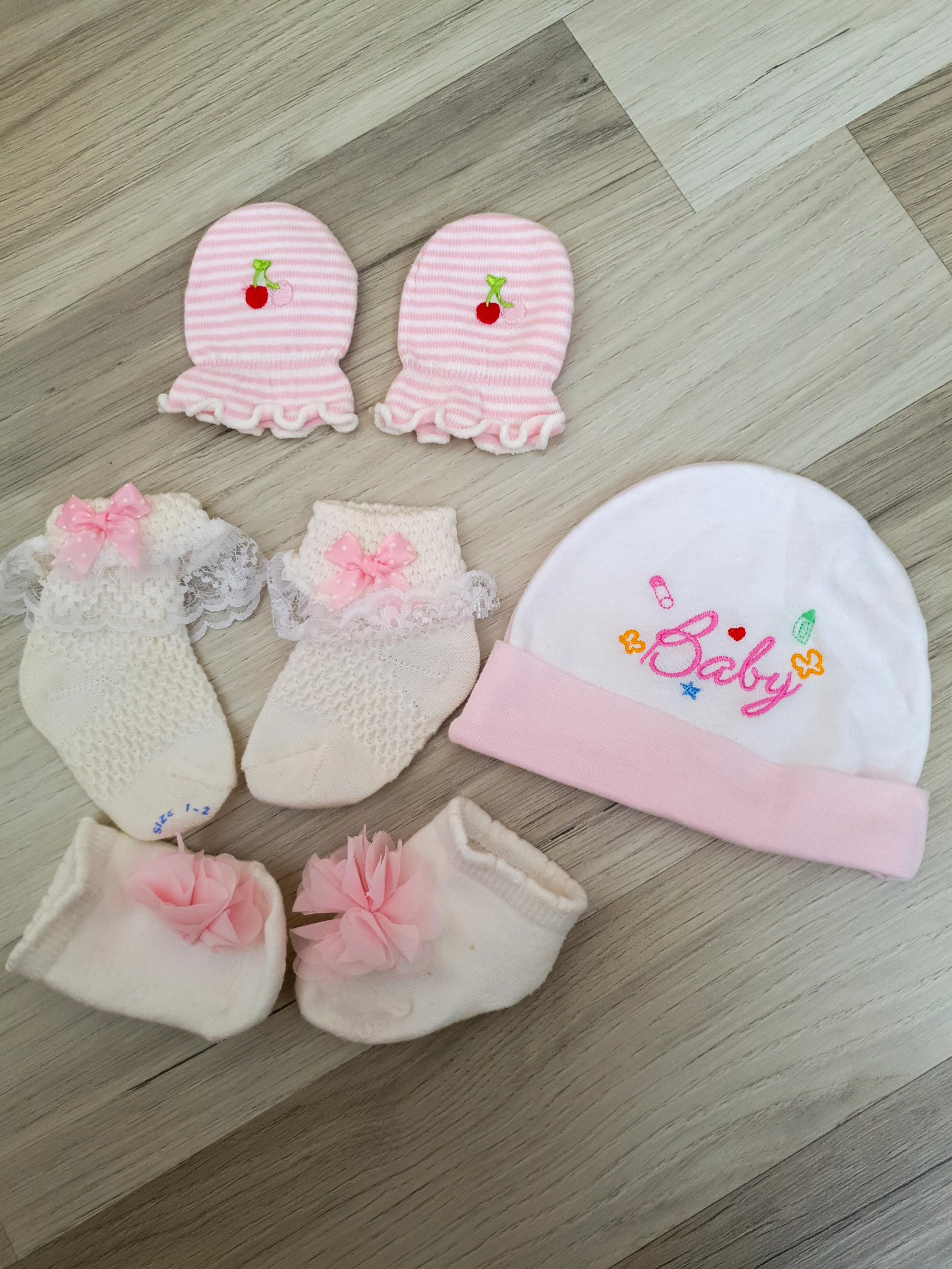 Newborn baby girl booties outlet