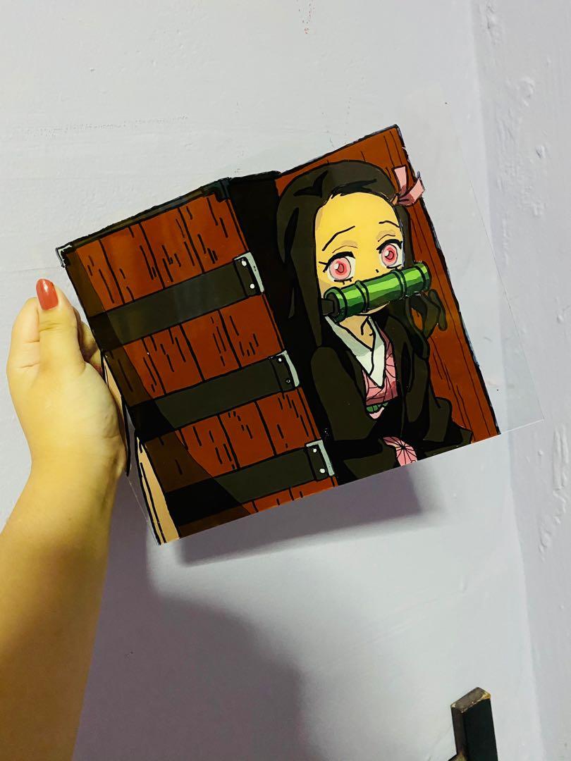 Nezuko Glass Art Painting Entertainment J Pop On Carousell I do not own every contents credit to the rightful owners. nezuko glass art painting