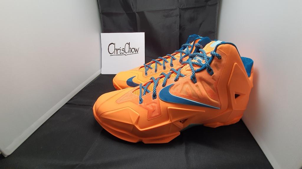 lebron 11 atomic orange