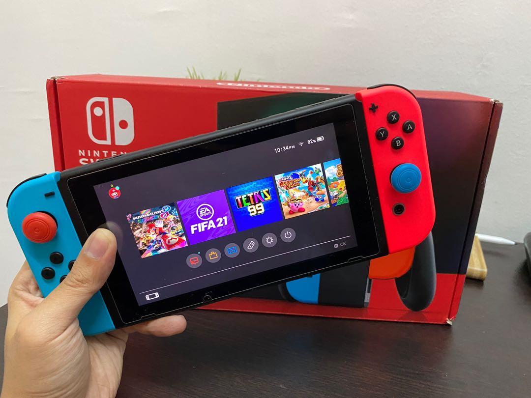 Nintendo Switch V2 Enhanced Video Gaming Video Game Consoles