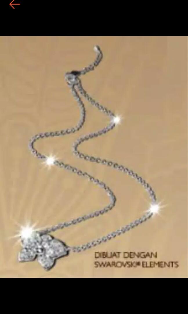Crystal flower necklace oriflame top