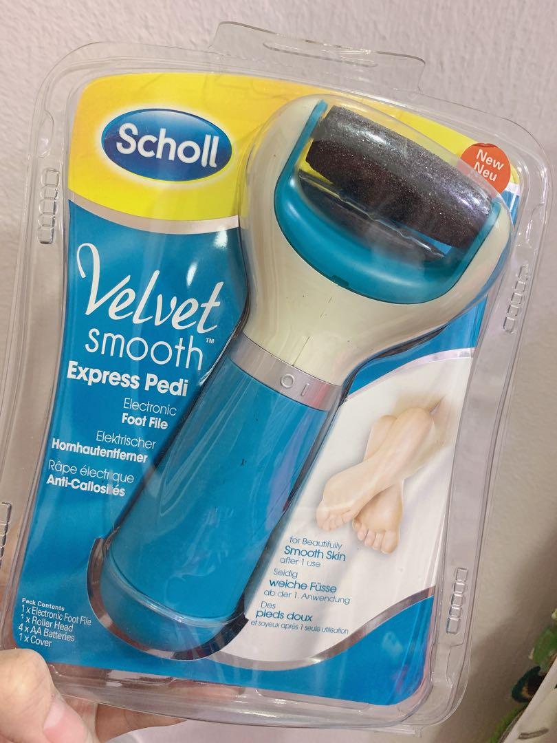 Productief Specifiek Afleiding Original Scholl Velvet Smooth Express Pedi, Health & Beauty, Skin, Bath, &  Body on Carousell