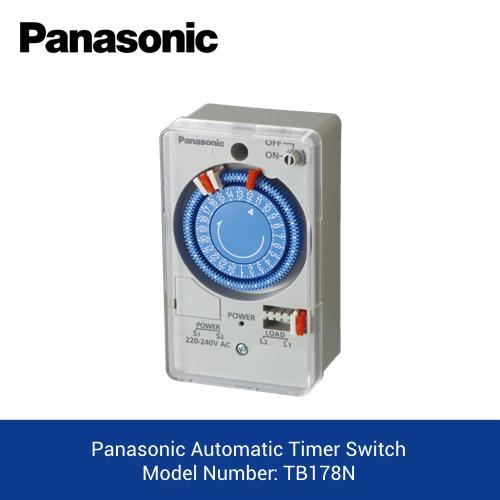 Panasonic Automatic Timer Switch TB178N for Signages, Furniture & Home