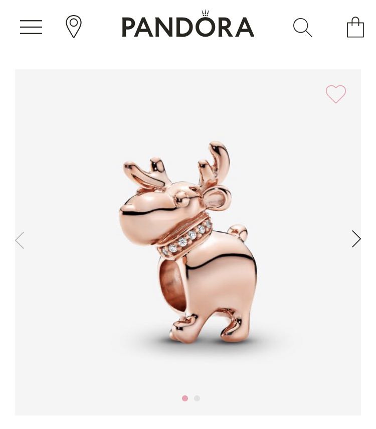 Reindeer charm best sale pandora