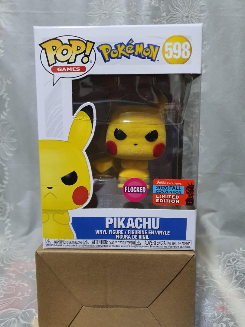 flocked pikachu funko