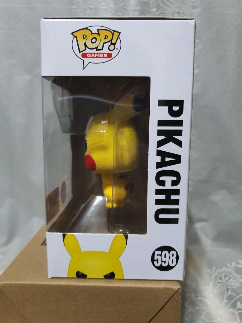 flocked grumpy pikachu