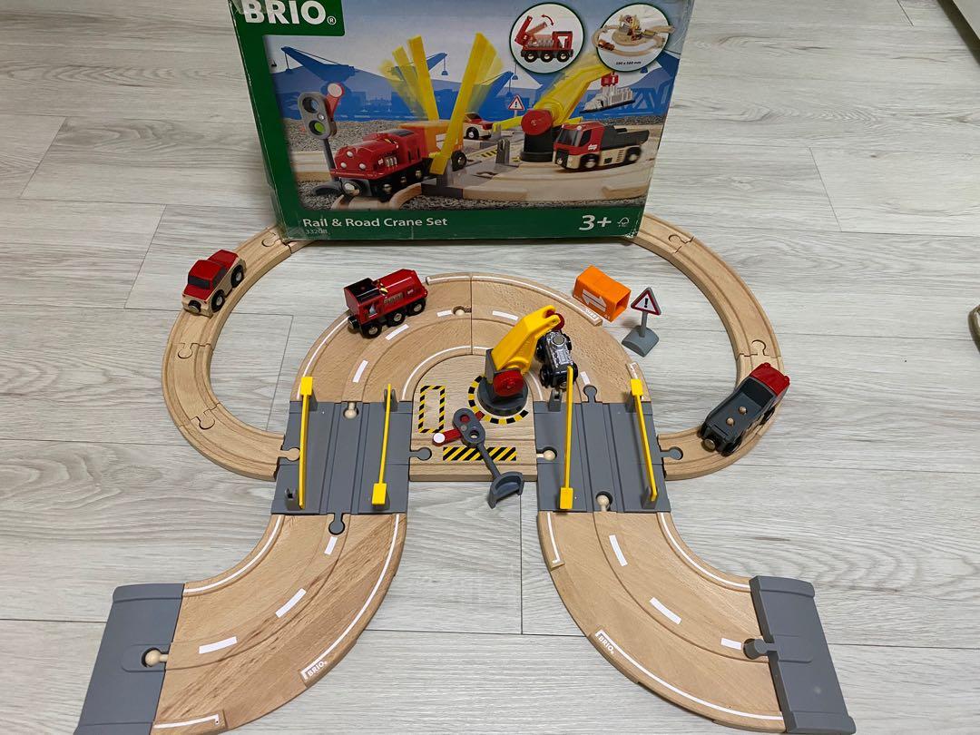 Brio rail & road crane set clearance
