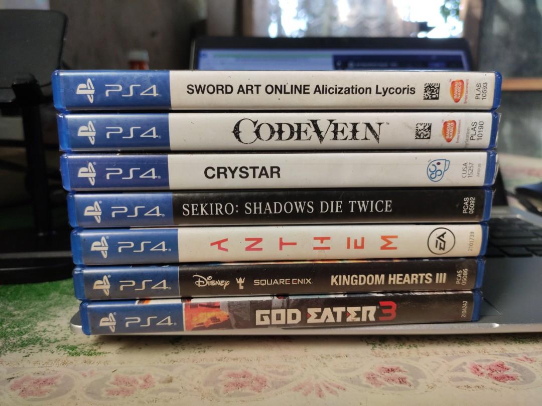 second hand ps4 with games