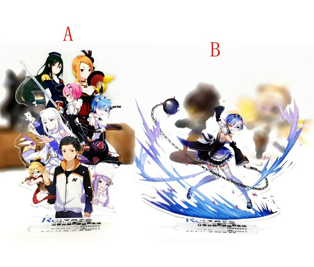 Re-Zero Stand, Hobbies & Toys, Memorabilia & Collectibles, Fan ...