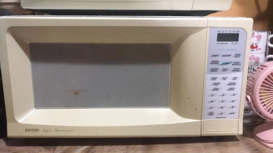 Sanyo Microwave Oven Tv Home Liances Kitchen Ovens Toasters On Carou Sanyo Microwave Oven Tv Home