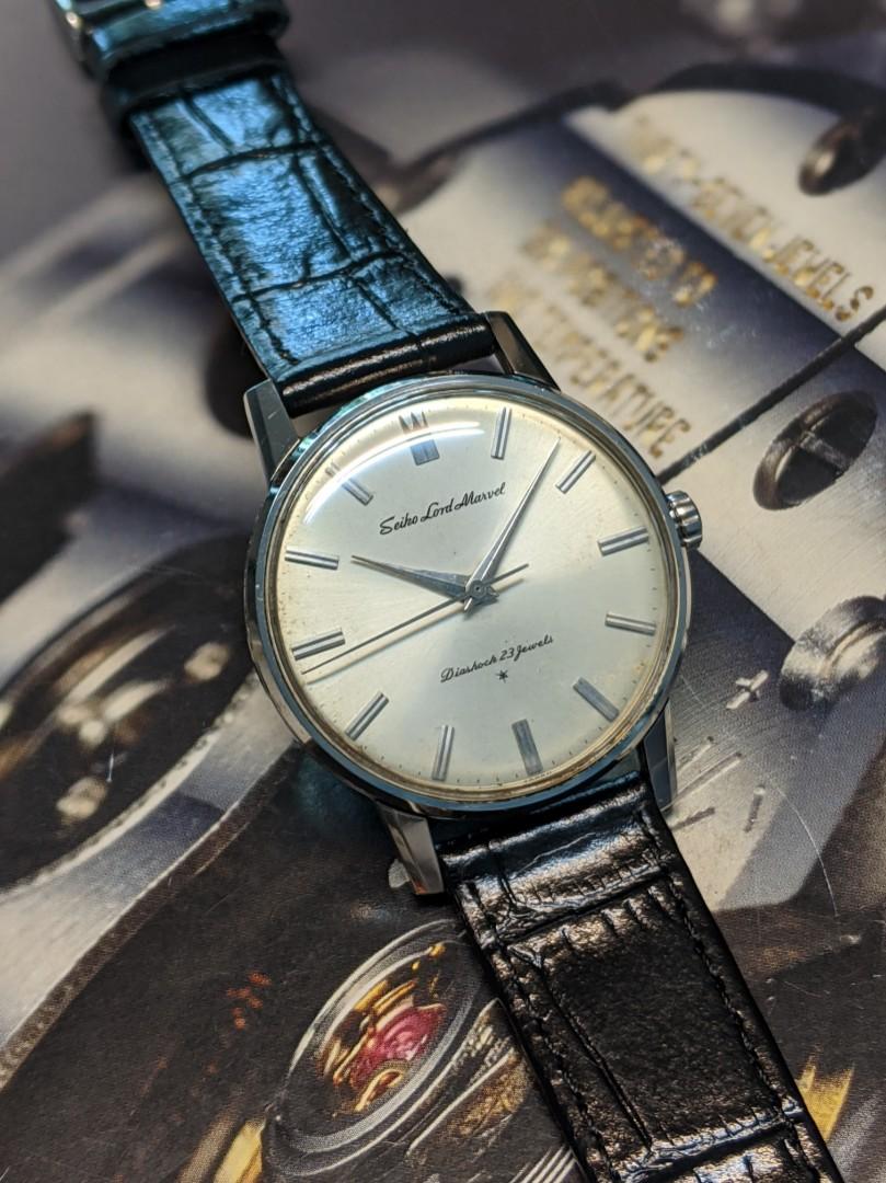 SEIKO LORD MARVEL DIASHOCK 23 JEWELS HAND WINDING WATCH 1963 s Luxury Watches on Carousell
