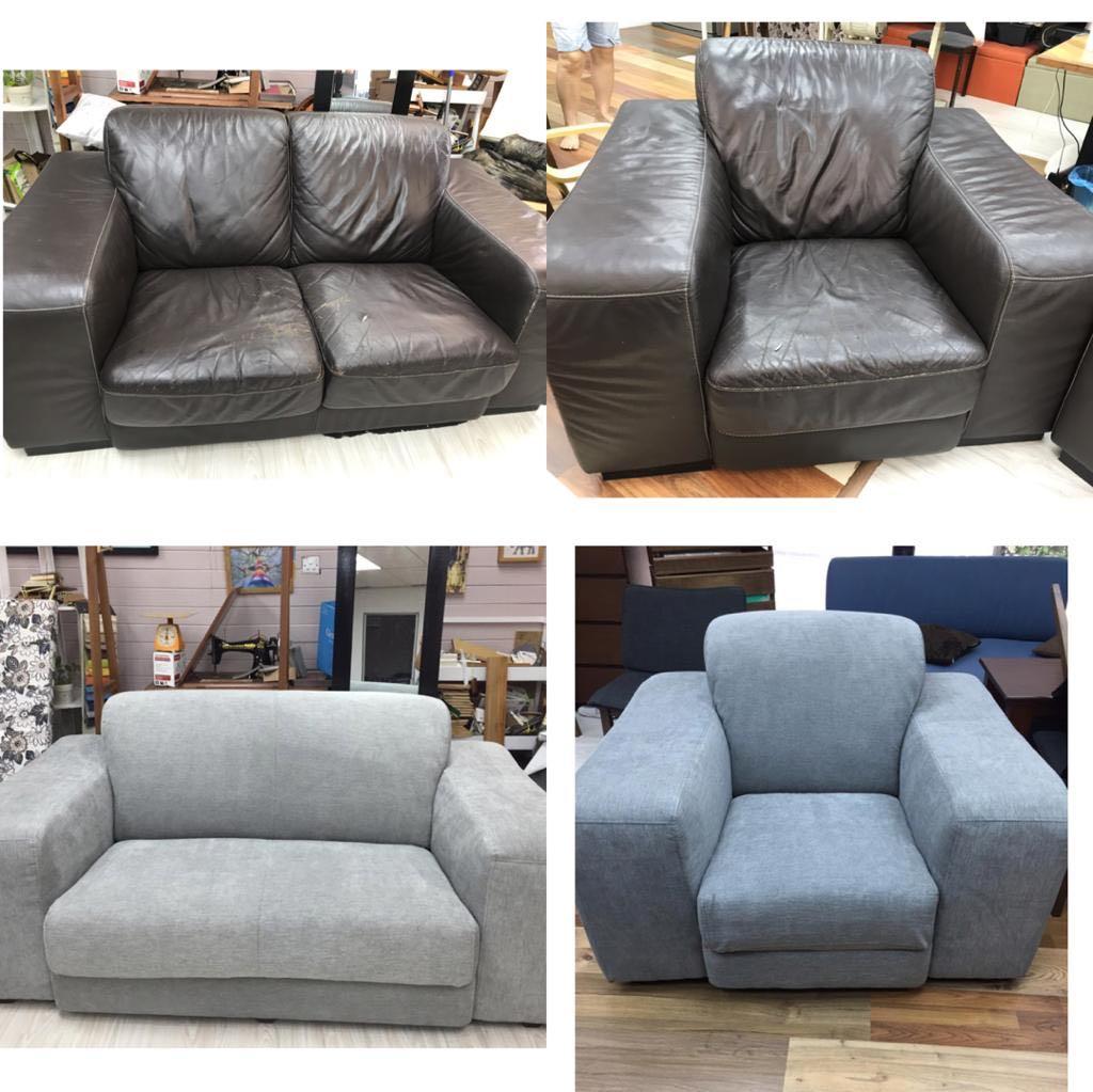 Sofa refurbish, Furniture & Home Living, Furniture, Sofas on Carousell
