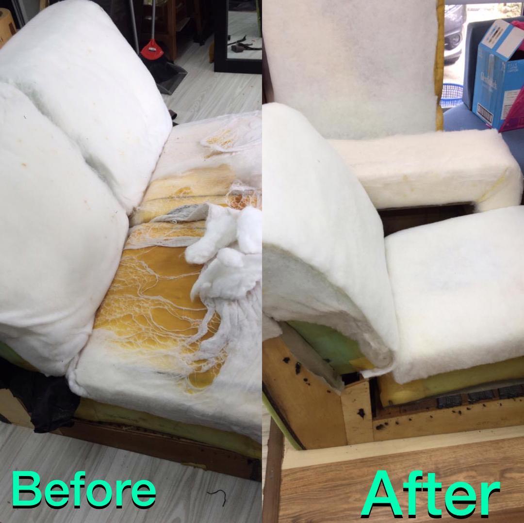 Sofa refurbish, Furniture & Home Living, Furniture, Sofas on Carousell