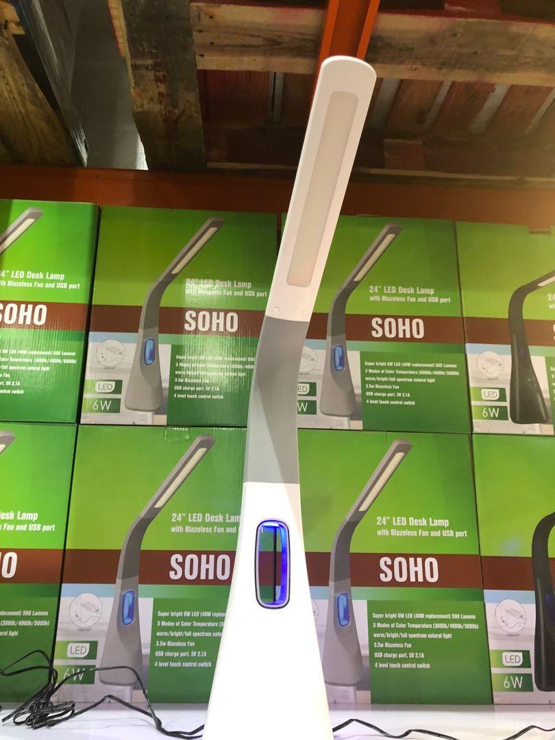 Intek led desk lamp with bladeless fan clearance