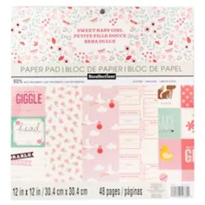 12 x 12 paper pad - Sweet Baby Girl