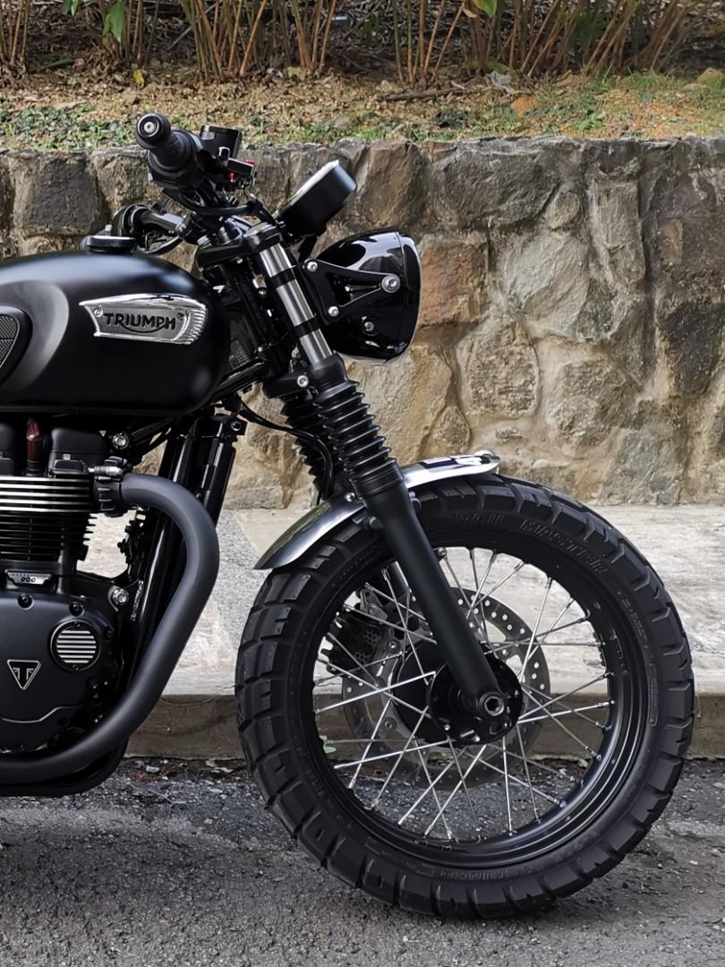 triumph bonneville front fender