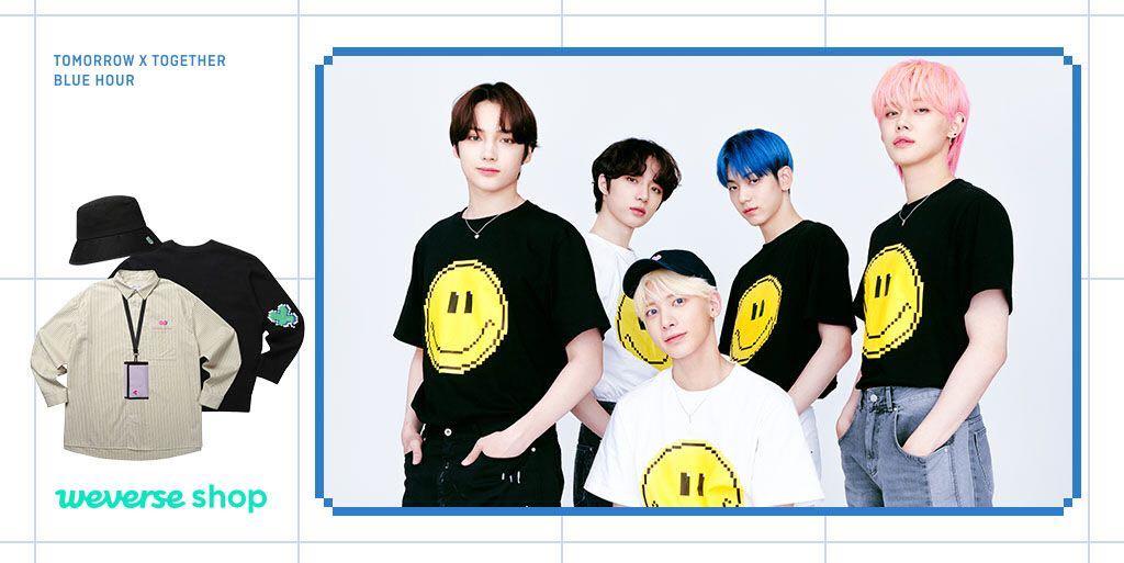 TXT TOMORROW X TOGETHER BLUE HOUR 公式 MD S/S Tee Tシャツ 新品未 